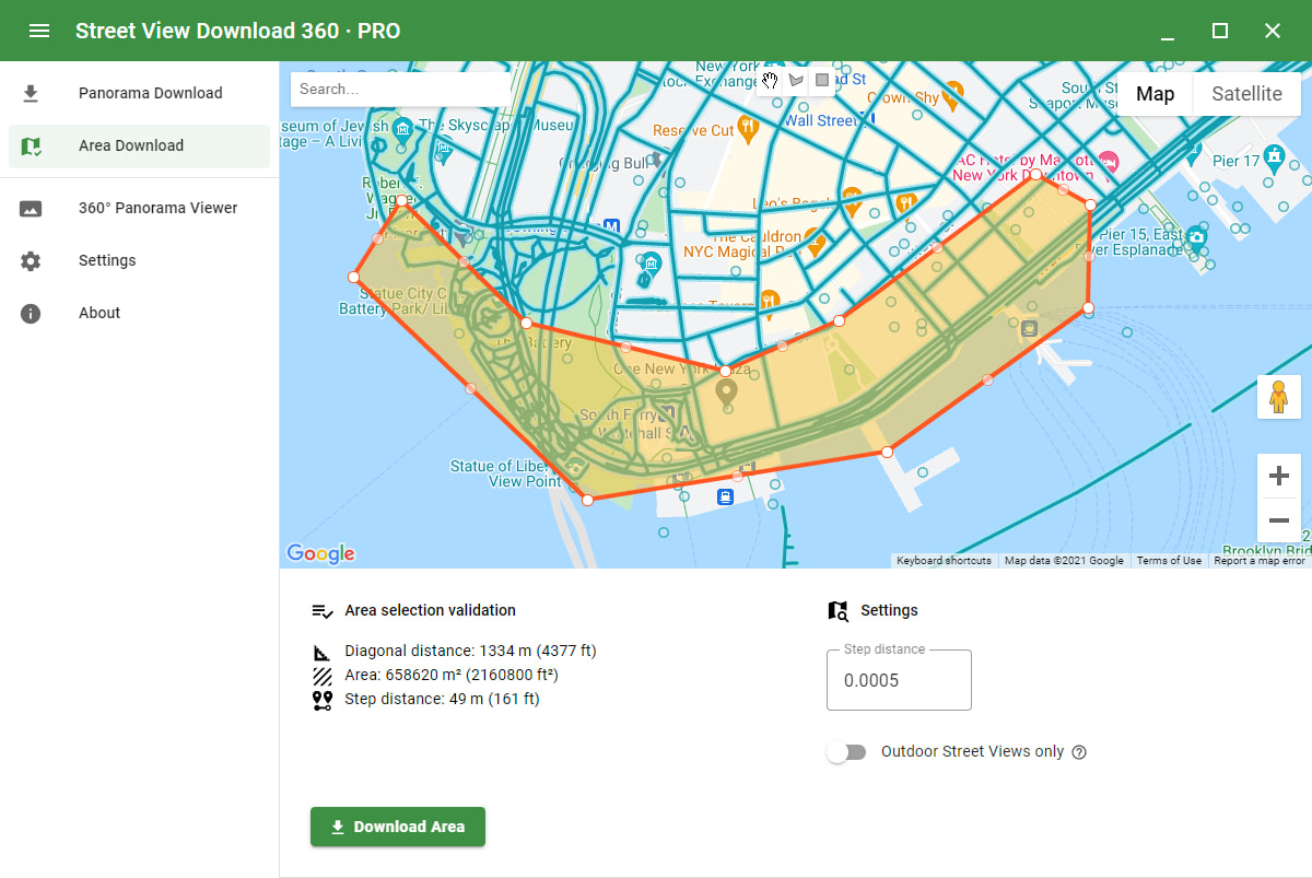 Street View Download 360 Area Download