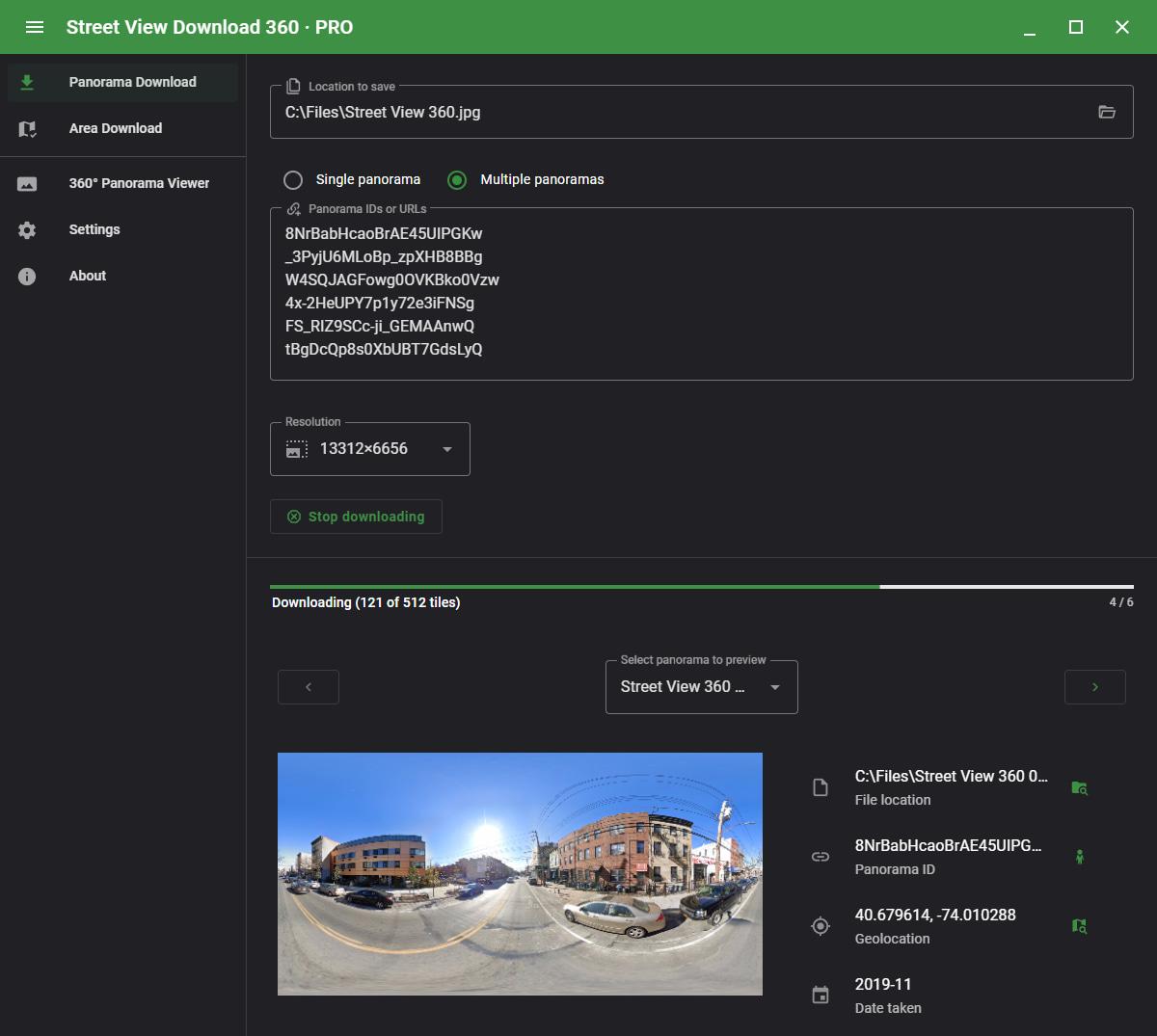 Street View Download 360 Multi Panorama Download