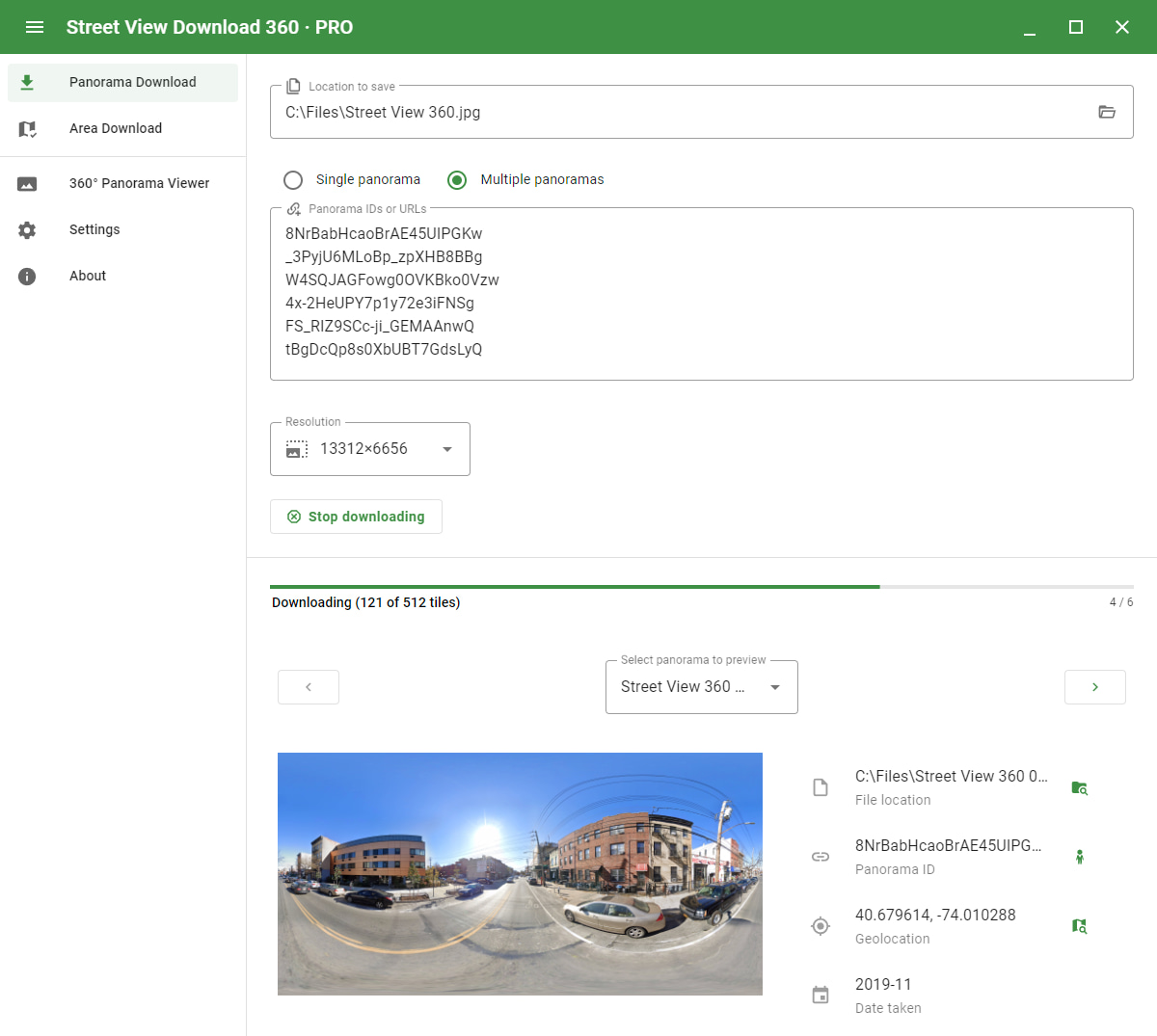 Street View Download 360 Multi Panorama Download
